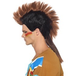 Indian Male Mohican Wig Indian Male Mohican Wig