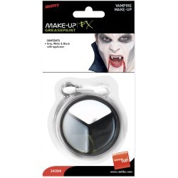 Vampire Make Up, Grey, White and Black