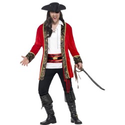 Plus Size Curves Pirate Captain Costume