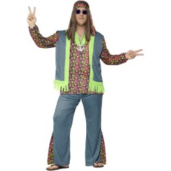 Plus Size Men's Hippie Costume