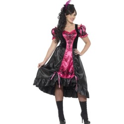 Plus Size Curves Sassy Saloon Costume