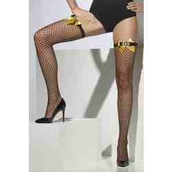 Black Lattice Net Steampunk Stockings