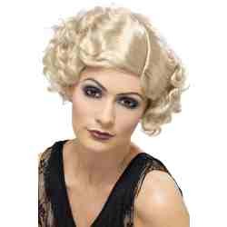 20'S Flirty Flapper Wig, Blonde