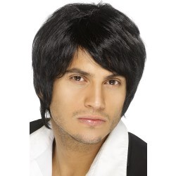 Boyband Wig Black