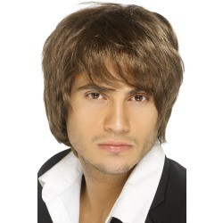 Boyband Wig Brown