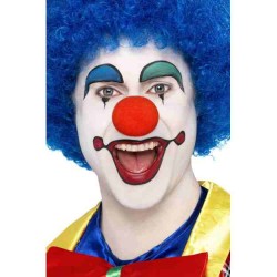 Crazy Clown Wig, Blue