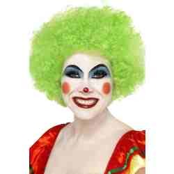 Crazy Clown Wig, Green
