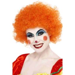 Crazy Clown Wig, Orange