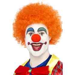 Crazy Clown Wig, Orange