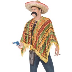 Poncho Instant Kit With Moustache Poncho Instant Kit With Moustache