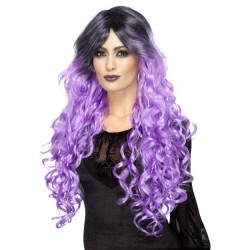 Purple Gothic Glamour Wig