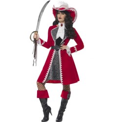 Authentic Lady Captain Costume
