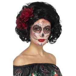 Deluxe Day of the Dead Doll Wig