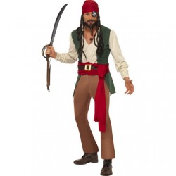 Caribbean Drunken Pirate Costume Caribbean Drunken Pirate Costume
