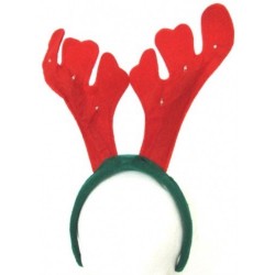 Reindeer Antler Headband With Lights And Music