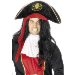 Mens Pirate Hat With Skull And Crossbones