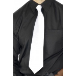 Deluxe White 1920s Gangster Tie