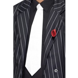 White 1920s Gangster Tie White 1920s Gangster Tie