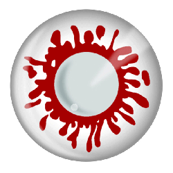 Blood Splat Contact Lenses