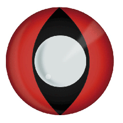 Cat Eye Red Contact Lenses