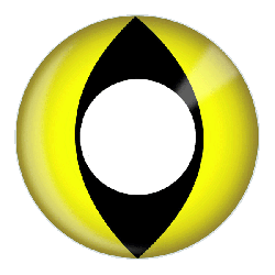 Yellow Cat Eye Contact Lenses