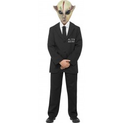 Boys Alien Agent Halloween Costume Boys Alien Agent Halloween Costume