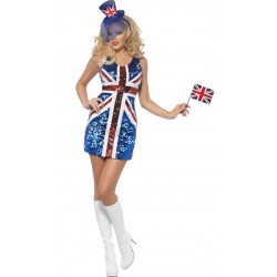 Fever All That Glitters Rule Brittania Costume 