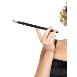 Black Sequinned Cigarette Holder Black Sequinned Cigarette Holder
