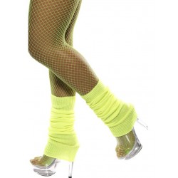 Ladies Neon Yellow Legwarmers