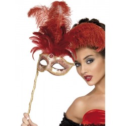 Red And Gold Eye Mask Red And Gold Eye Mask