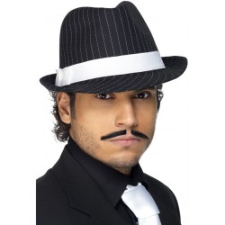 Deluxe Pinstripe Gangster Trilby Hat Deluxe Pinstripe Gangster Trilby Hat