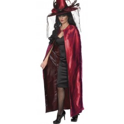 Reversible Cape Red/Black