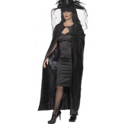 Black Deluxe Witches Cape