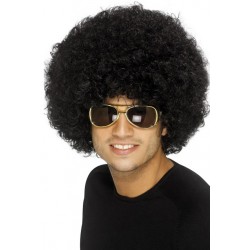 70s Funky Afro Black