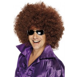 70s Mega Huge Afro Wig Brown 70s Mega Huge Afro Wig Brown