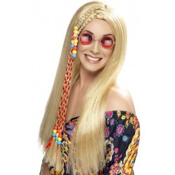 Hippy Party Wig Blonde