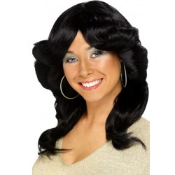 70s Flick Wig Black 70s Flick Wig Black