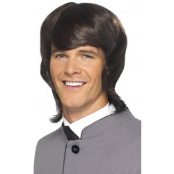 60s Male Mod Wig Brown 60s Male Mod Wig Brown