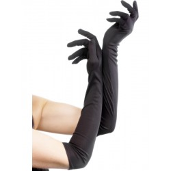 Ladies Long Black Gloves