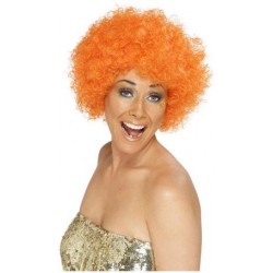 Bargain Funky Orange Affro Wig