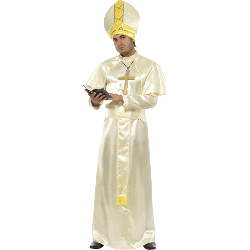 Mens Pope Fancy Dress Costume