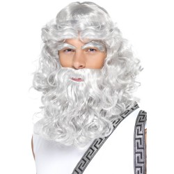 Zeus Greek God Fancy Dress Wig