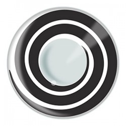 Black Swirl Contact Lenses 