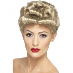 Ladies 1940s Fancy Dress Wig