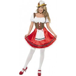 Ladies Bavarian Wench Fancy Dress Costume