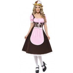 Ladies Longer Length Swiss Tavern Girl Fancy Dress