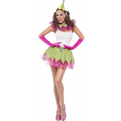 Ladies Fever Clown Fancy Dress Kit
