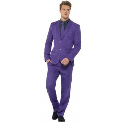Mens Purple Stand Out Fancy Dress Suit