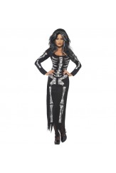 Ladies Skeleton Halloween Costume