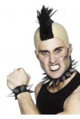 Mens Punk Choker And Wristband